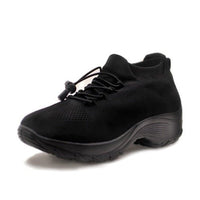 Ortho Stretch Cushion Shoes- Midnight Black - ComfortWear Store
