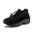 Load image into Gallery viewer, Ortho Stretch Cushion Shoes- Midnight Black - ComfortWear Store
