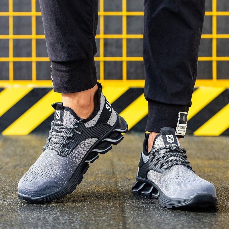 Orthopedic Reinforced Safety Steel Toe Boots - ComfortWear Store