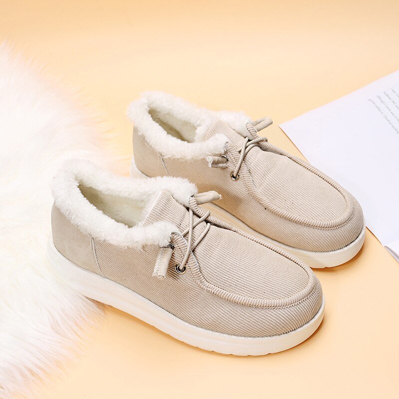 PERRY Classic Warm Cozy Shoes - Beige - ComfortWear Store