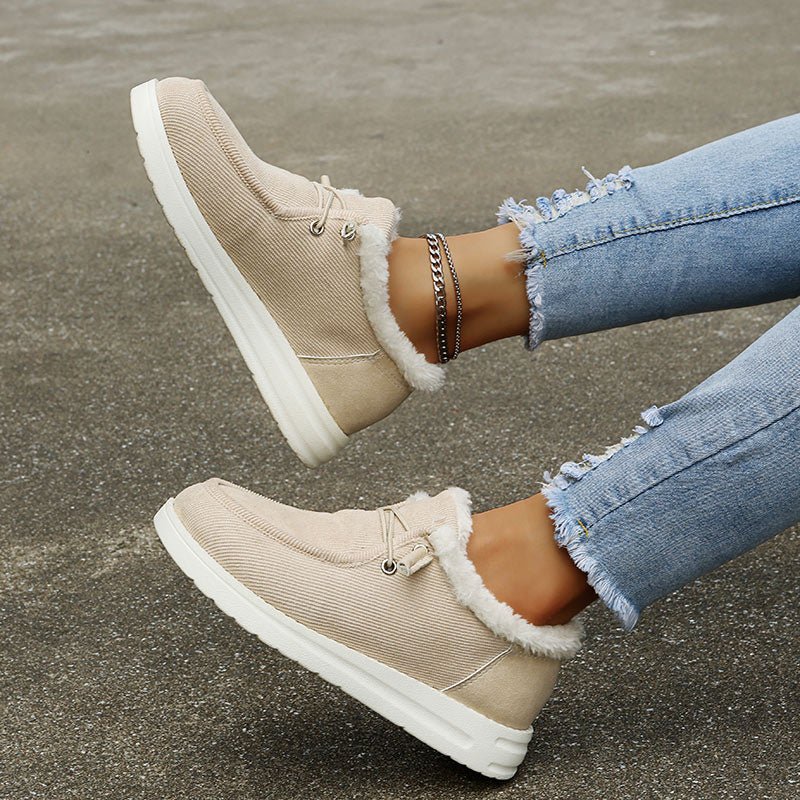 PERRY Classic Warm Cozy Shoes - Beige - ComfortWear Store