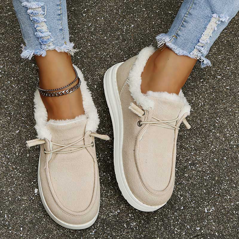 PERRY Classic Warm Cozy Shoes - Beige - ComfortWear Store