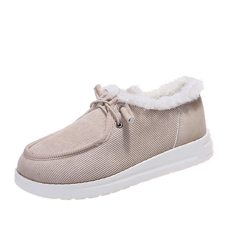 PERRY Classic Warm Cozy Shoes - Beige - ComfortWear Store