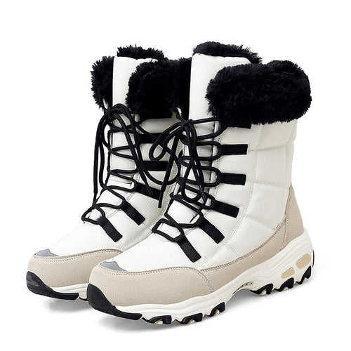 Stormshell Women's Orthopedic Winter Boots - Beige - ComfortWear Store
