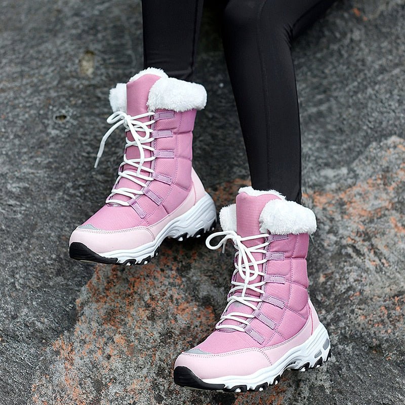 Stormshell Women's Orthopedic Winter Boots - Pink - ComfortWear Store