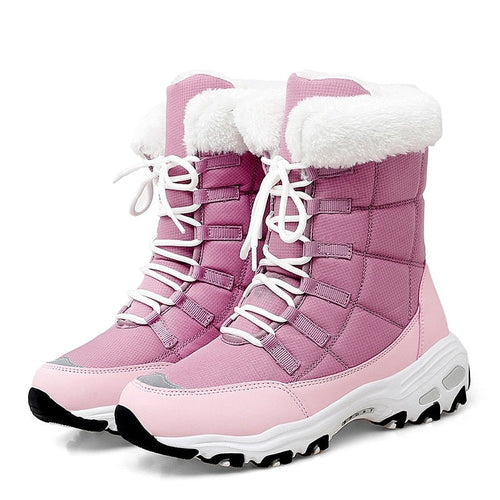 Stormshell Women's Orthopedic Winter Boots - Pink - ComfortWear Store