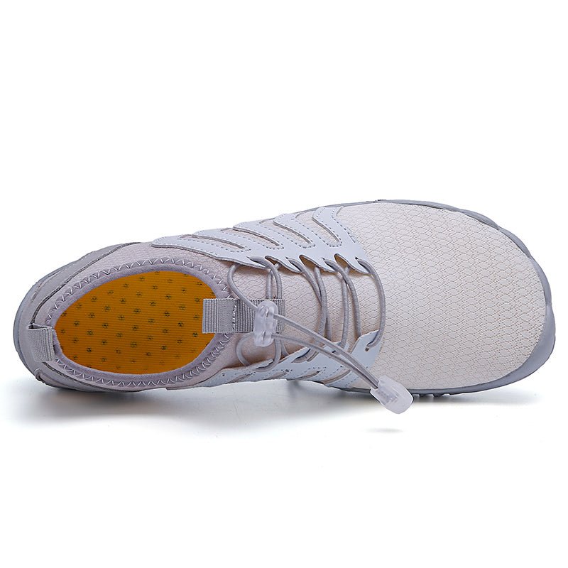 White Gray Trail V-Runner Pro - Universal Non-Slip Barefoot Shoes - ComfortWear Store