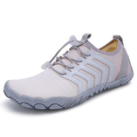 White Gray Trail V-Runner Pro - Universal Non-Slip Barefoot Shoes - ComfortWear Store